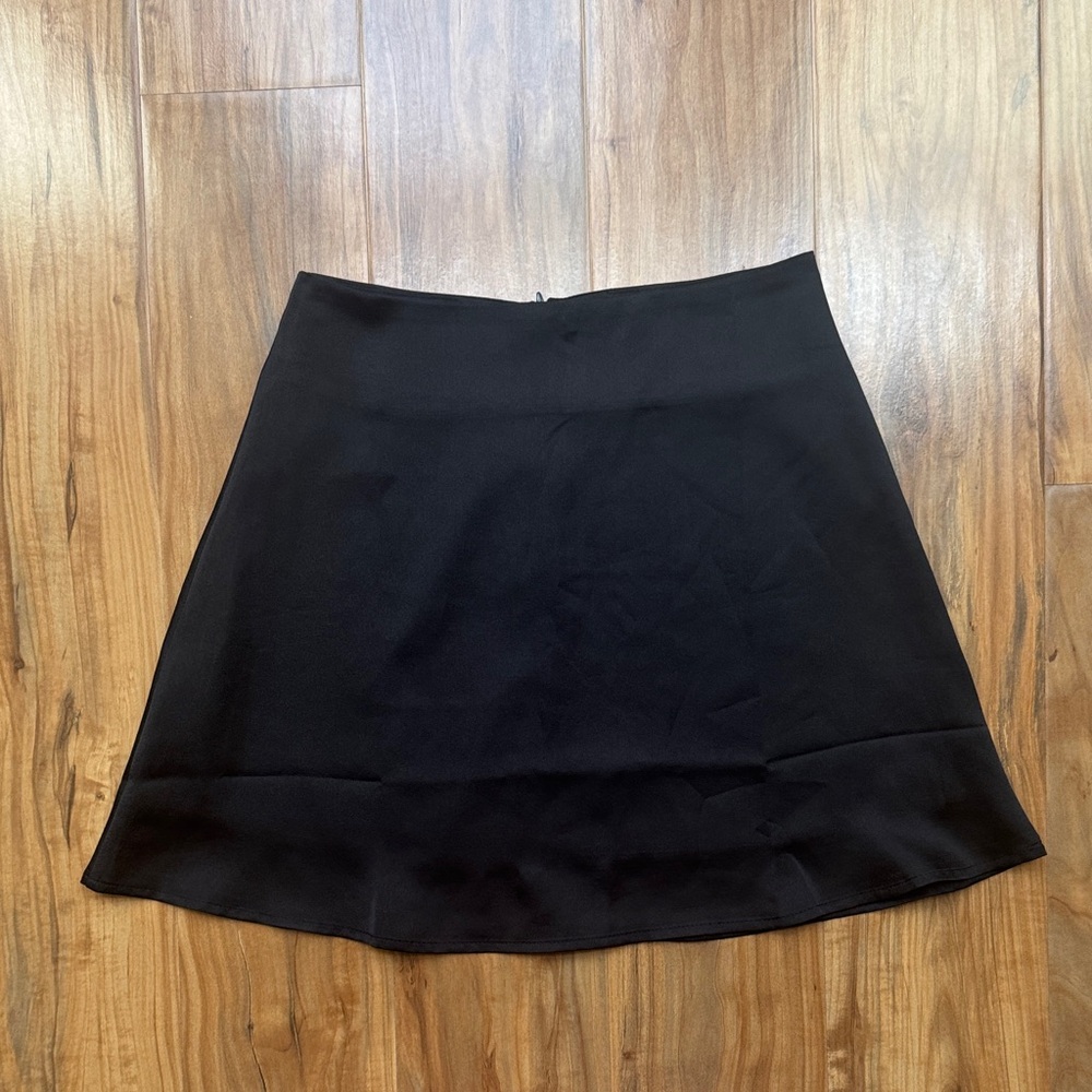 VTG • Flirty Black A-Line Skirt